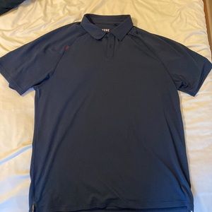 Rhone Athletic Polo Shirt Navy Blue size Large